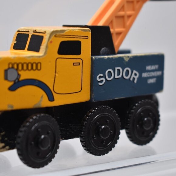 2003 Thomas The Train & Friends Wooden Railway Butch Sodor Heavy Recovery Unit - Picture 3 of 6